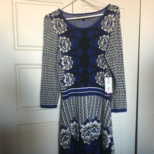 Patterned long dress